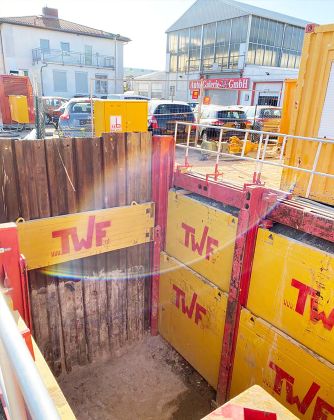 TWF - Pile Chamber Slide Rail System