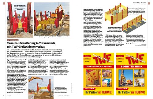 Terminal-Erweiterung in Travemünde